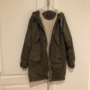 Abercrombie Sherpa lined parka